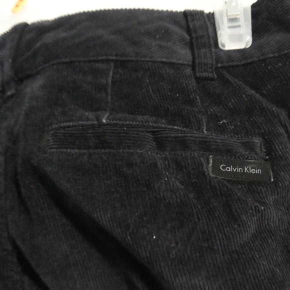CALVIN KLEIN | size 0 | Black Cords / Corduroy Pants - Picture 15 of 16